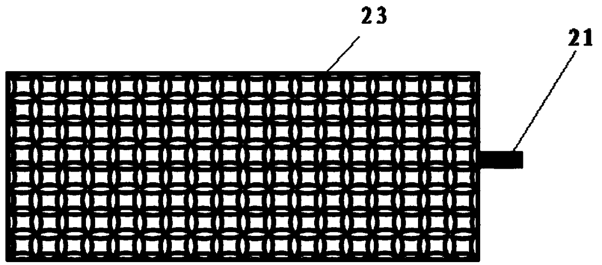 A filter type electrochemical air sterilization and purification device