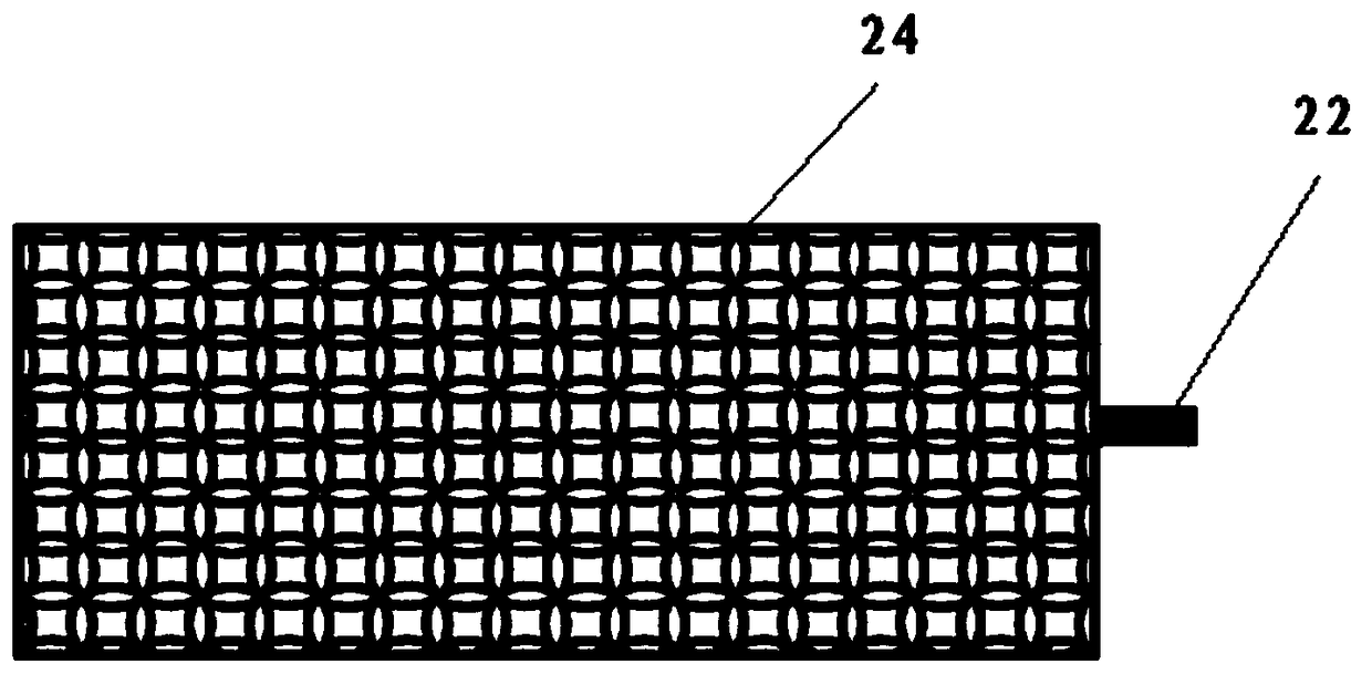 A filter type electrochemical air sterilization and purification device