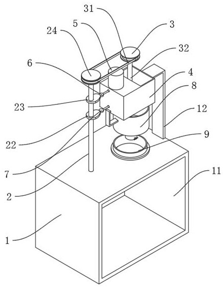 Medicine crushing device for pediatric hematological tumors