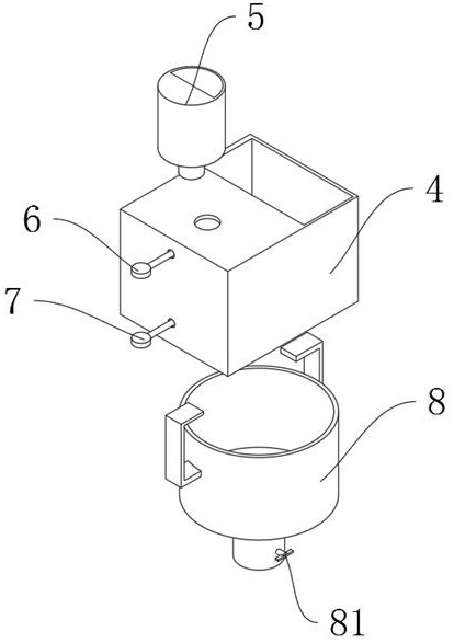 Medicine crushing device for pediatric hematological tumors