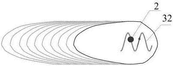 Vibrating welding method of laser scanning-TIG compound molten bath