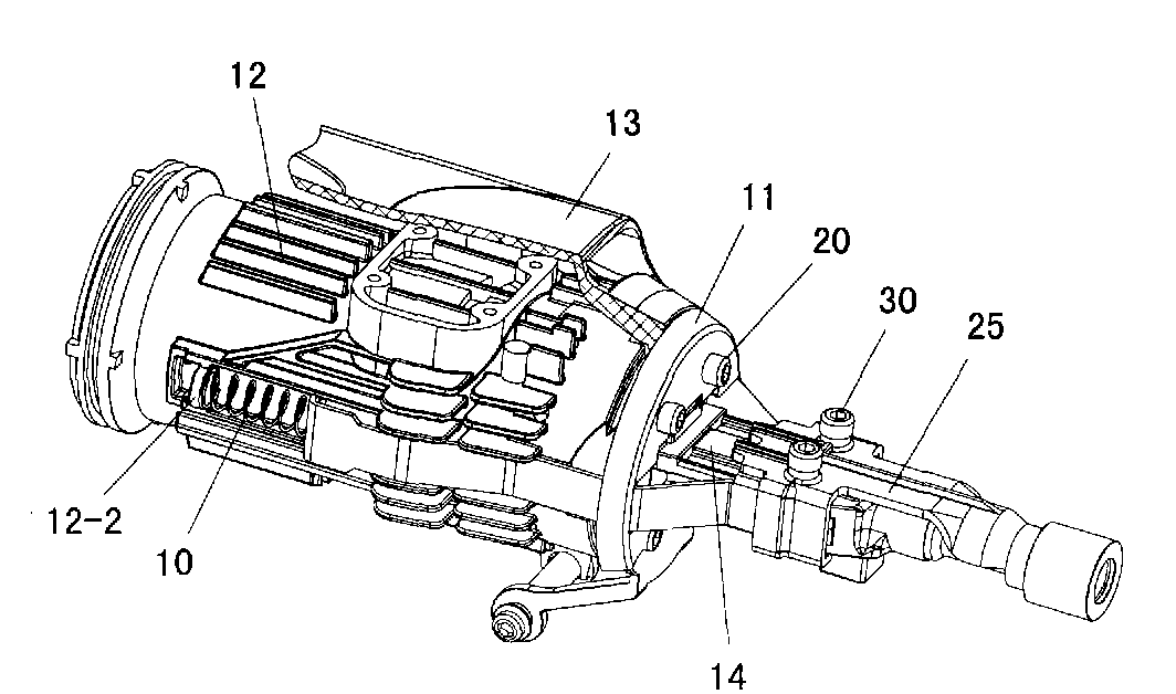 Gas power nail gun