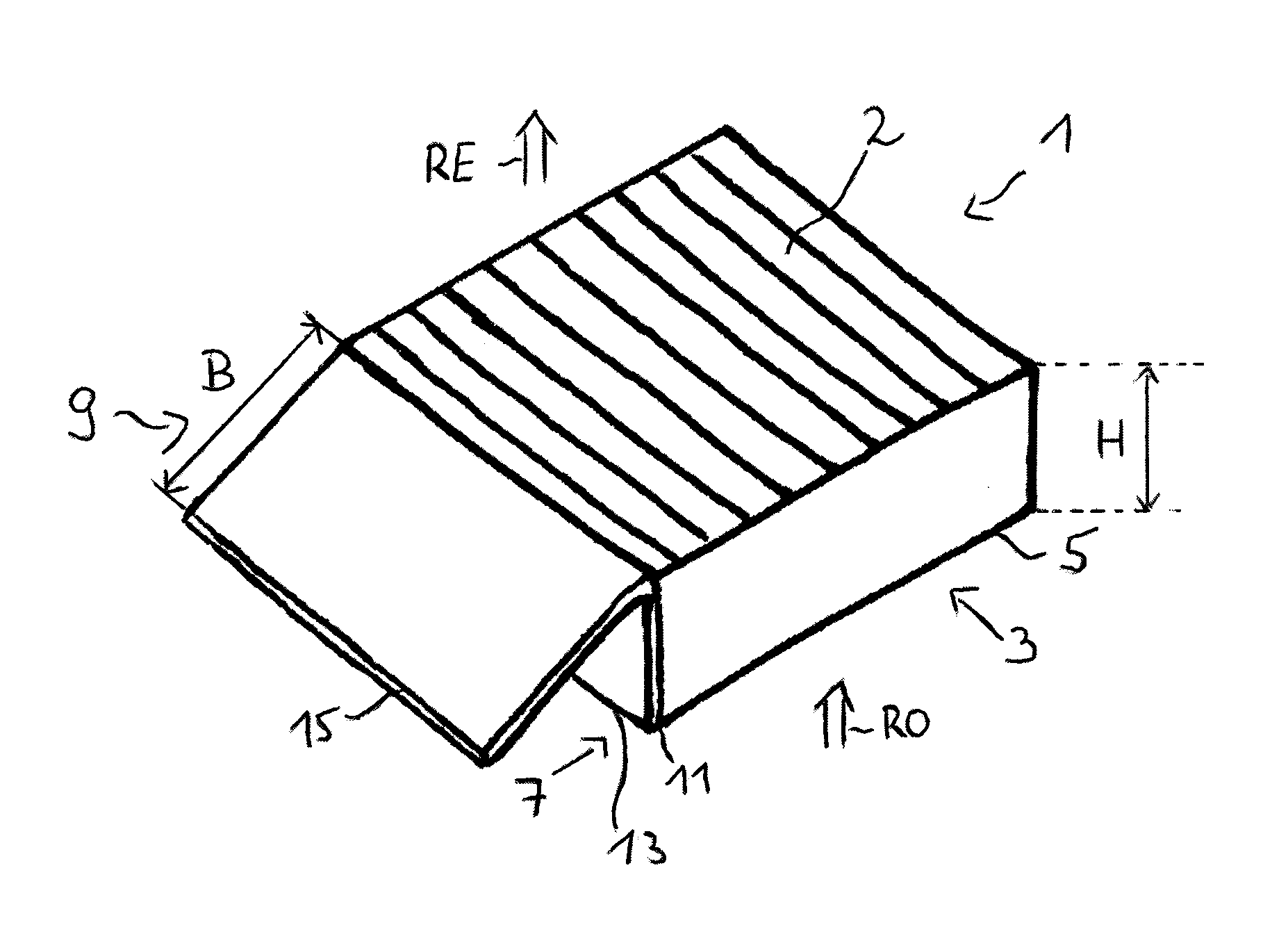 Interior Air Filter, Filter Holder and Filter Arrangement