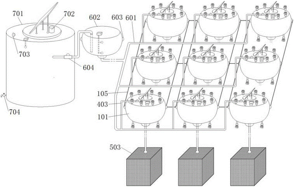 Fresh water storage station based on reverse osmosis seawater desalination technology