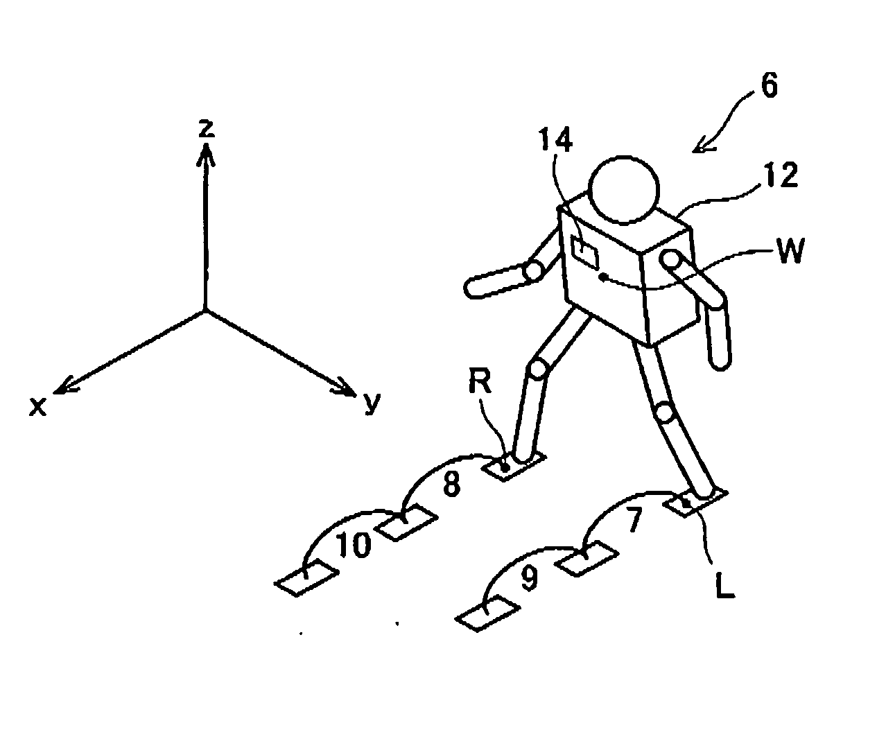 Legged Robot and Legged Robot Walking Control Method