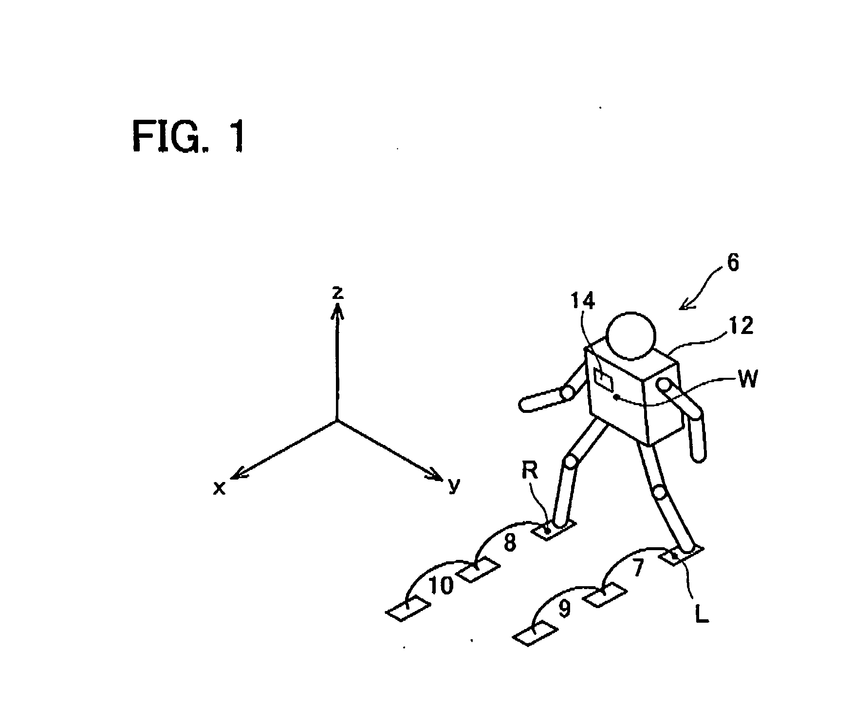 Legged Robot and Legged Robot Walking Control Method