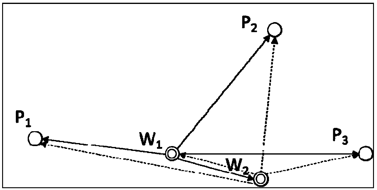 Method for designing space structural well network of fractured-vuggy reservoir based on variable coefficient