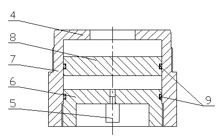 Deep-sea sediment core pressure-maintaining device matched with submarine drilling rig and method for using deep-sea sediment core pressure-maintaining device