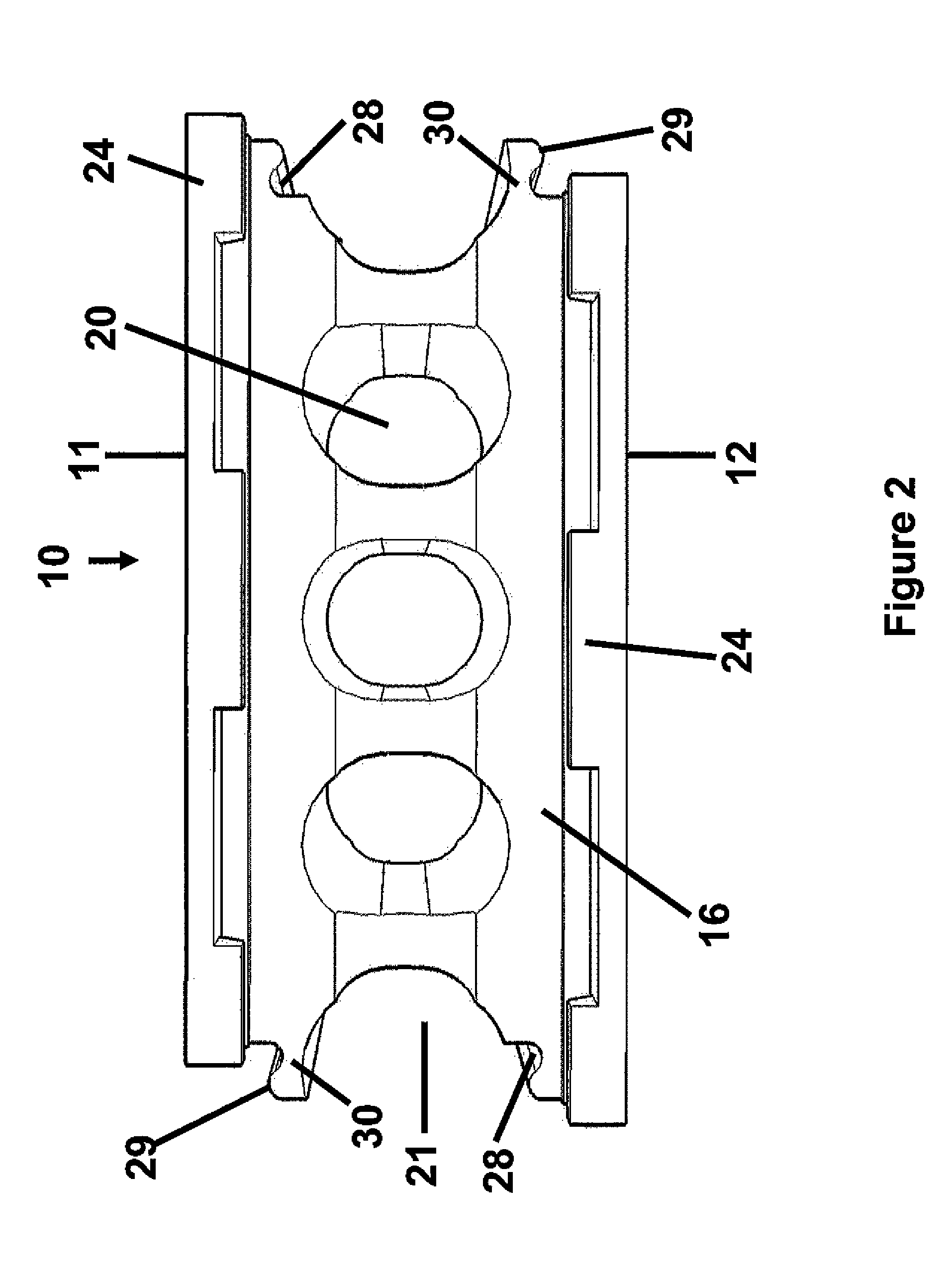 Unbonded non-masonry building block components