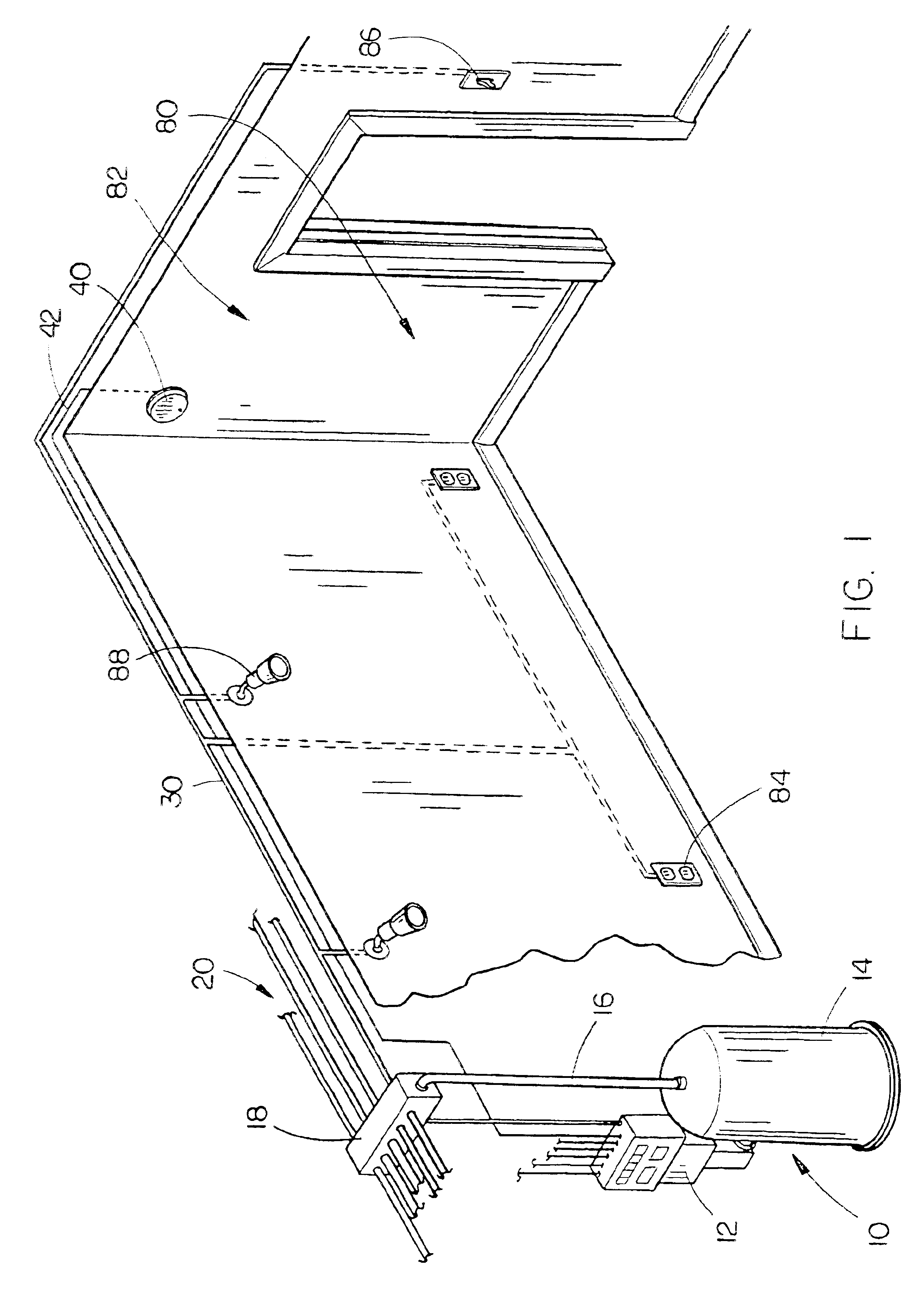 Electrical fire extinguishing system