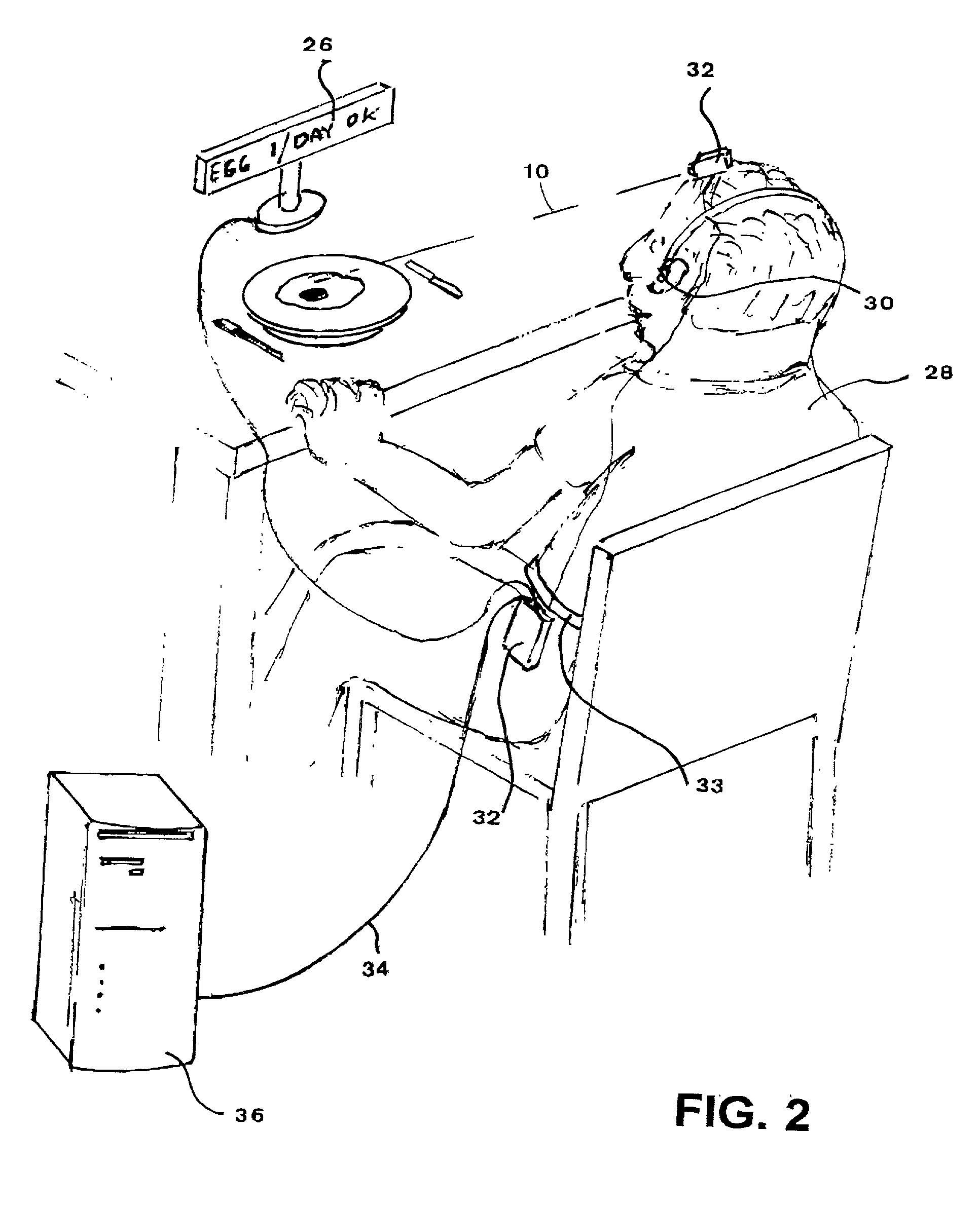 Method for monitoring food intake