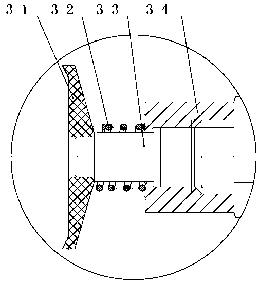 Apple picking robot hand structure