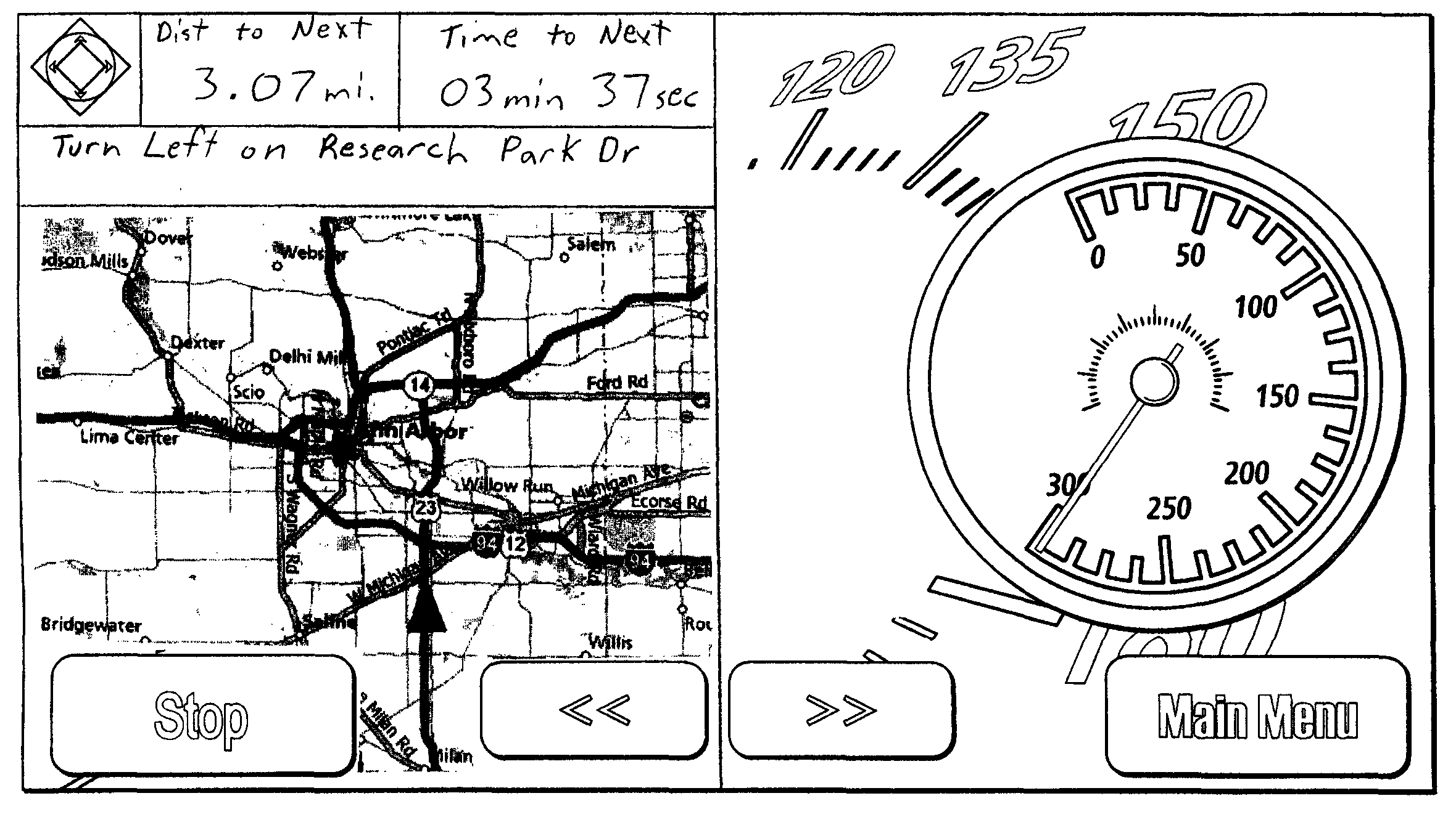 Data acquisition and display system for motor vehicles