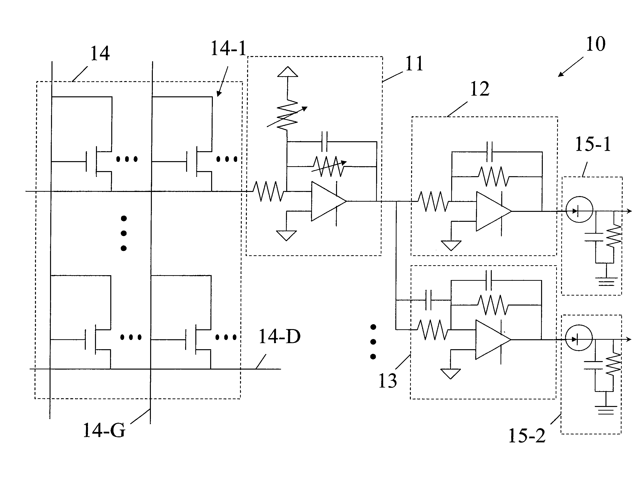 Photo detector array