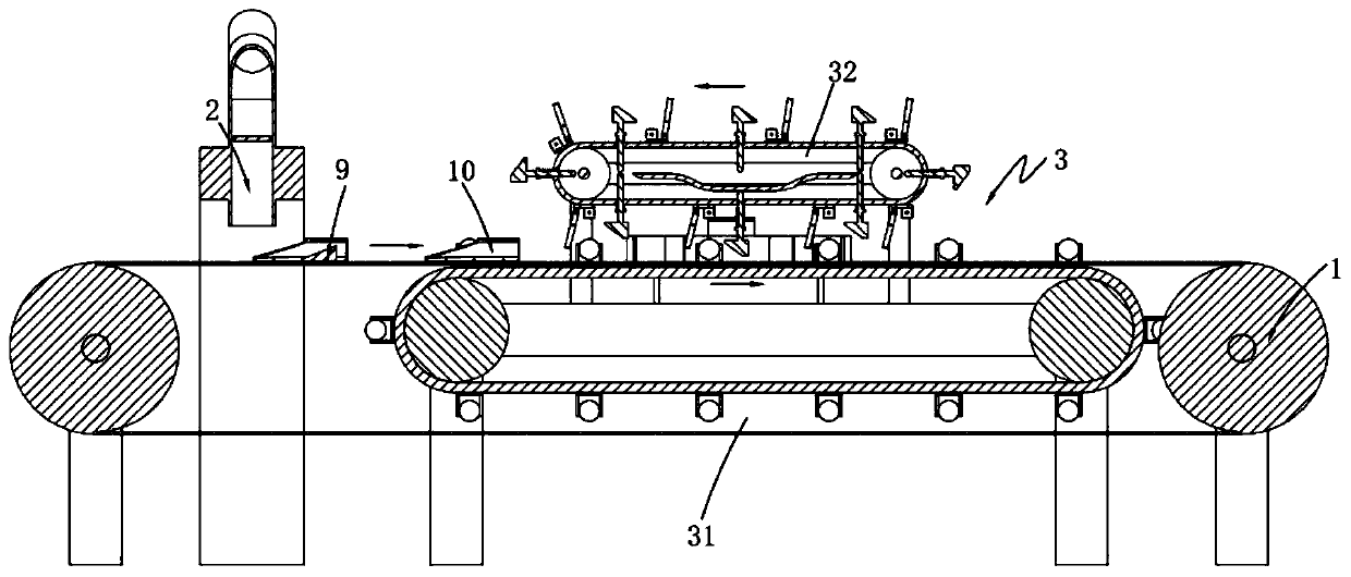 Automatic vamp polishing device