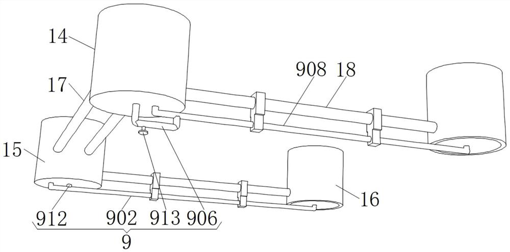 Seaborne anti-typhoon self-balancing ship-shaped wind power generation device