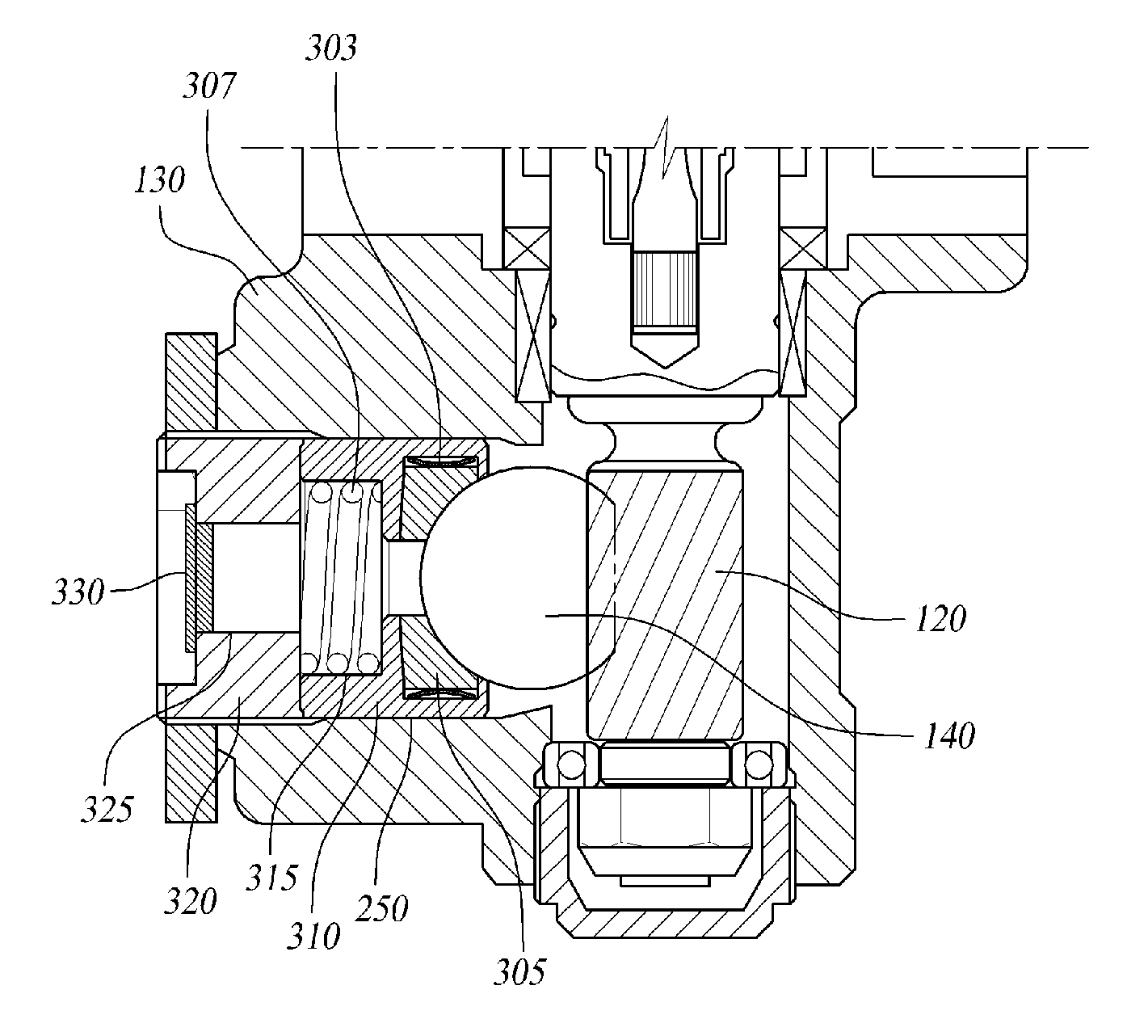 Rack bar supporting device of vehicle steering apparatus