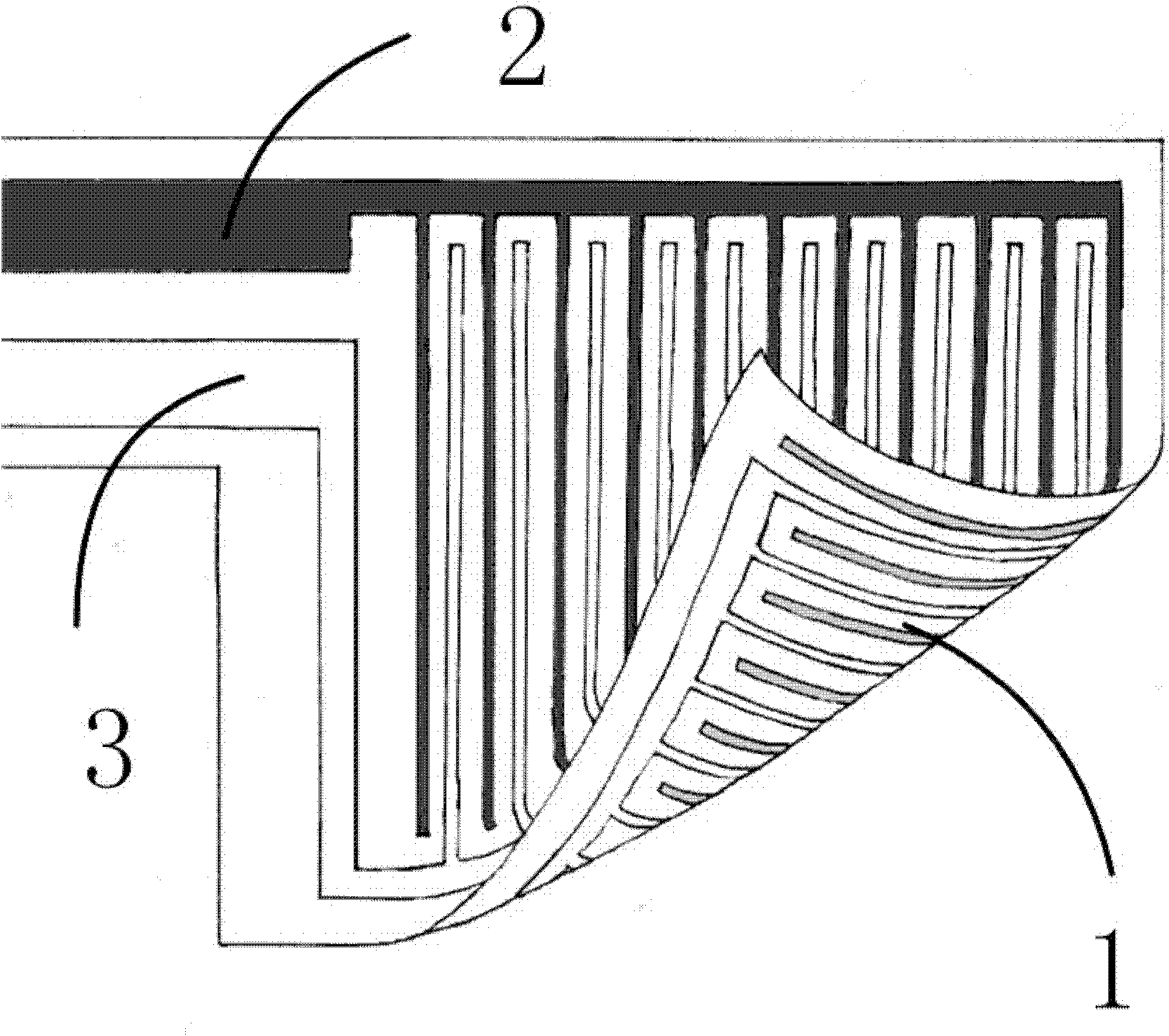 Method for conveying nucleic acid to vivo tissue cells by flexible electrode chip