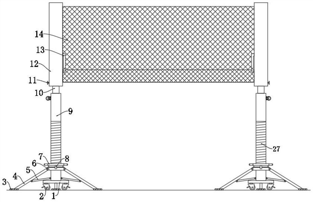 Badminton aided training device for sports