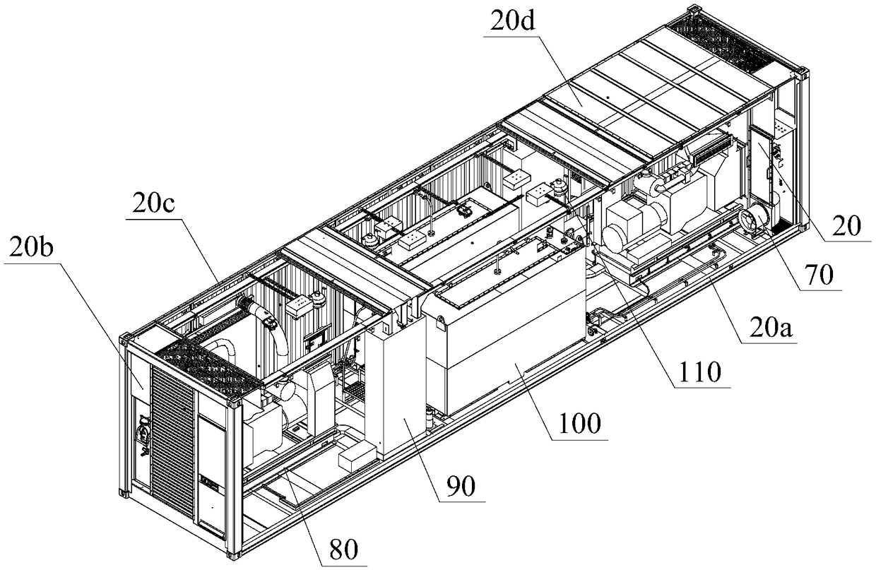 Railway mobile power generation equipment