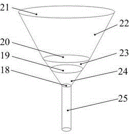 Combined liquid-material separation type variable-speed airflow eddy kinetic energy pulping device