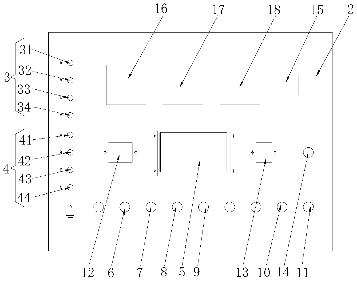 Subway rectification three-phase boost power supply