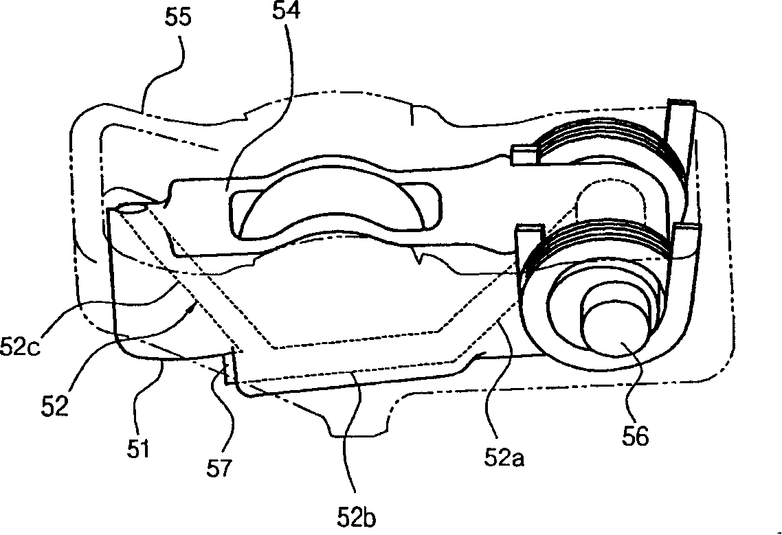 Variable valve lift follower for vehicle