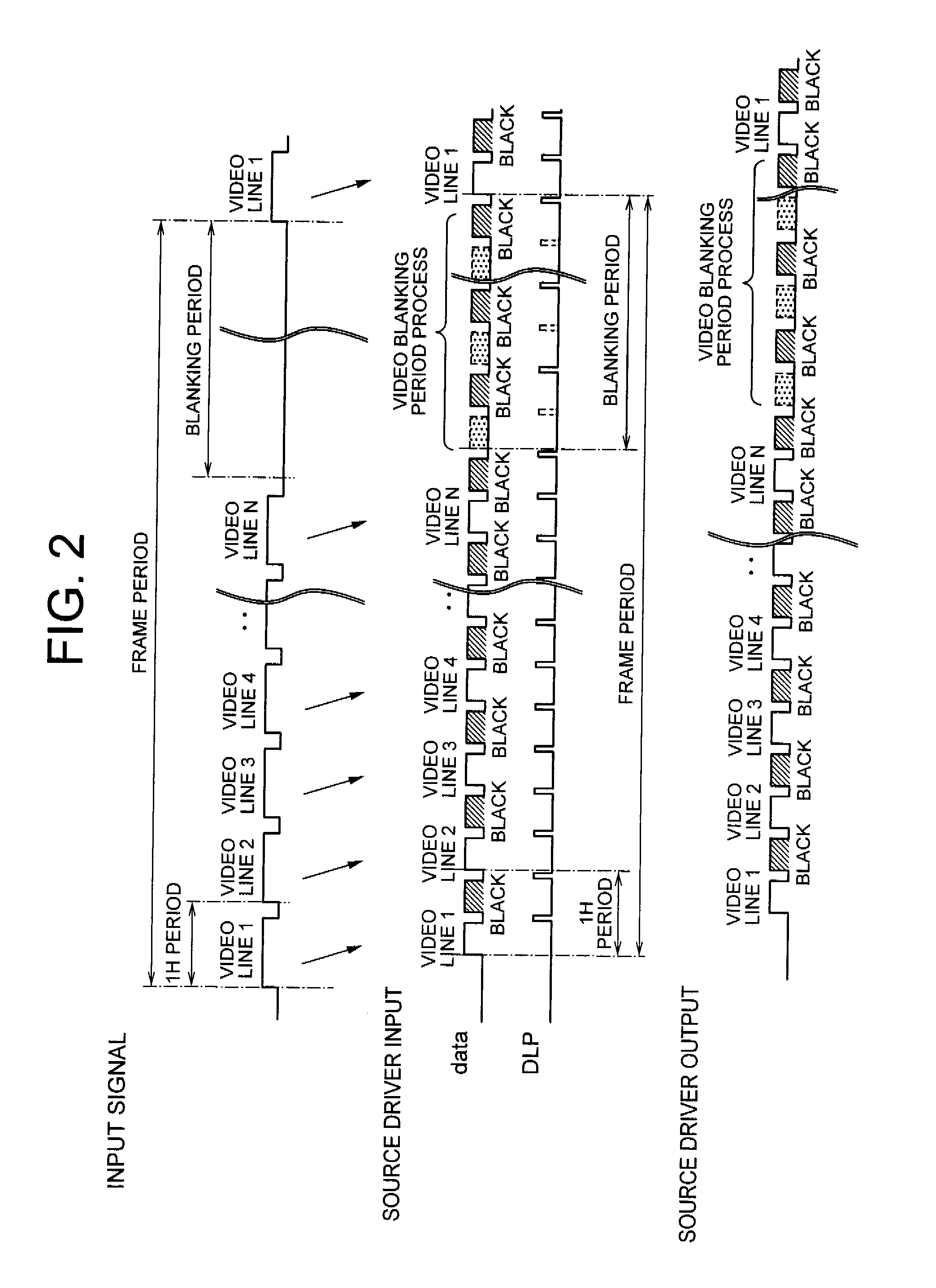 Hold type image display system