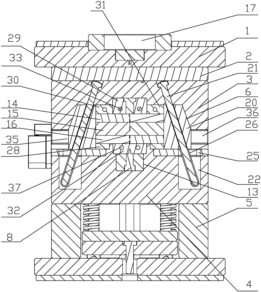 Valve element injection mold