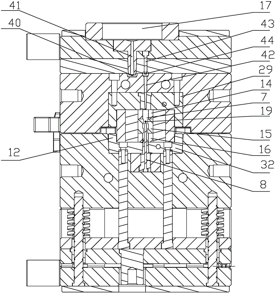 Valve element injection mold