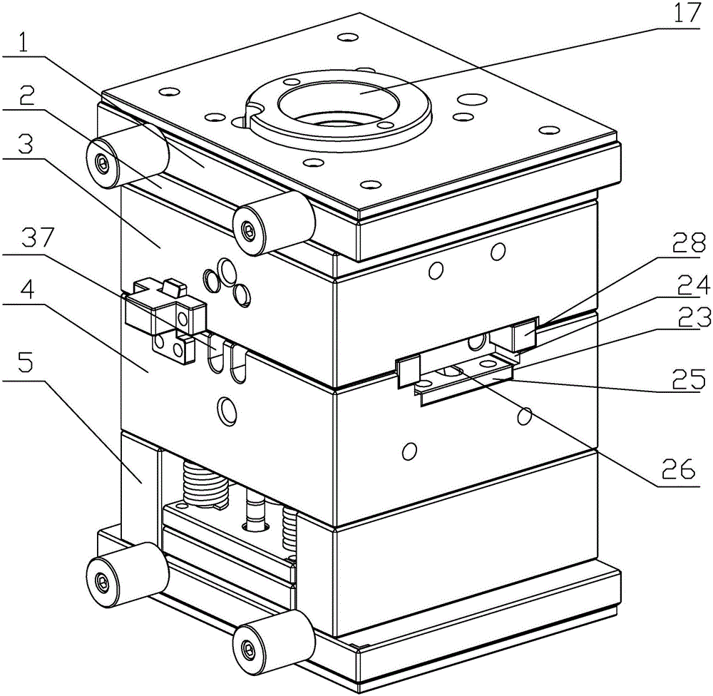 Valve element injection mold