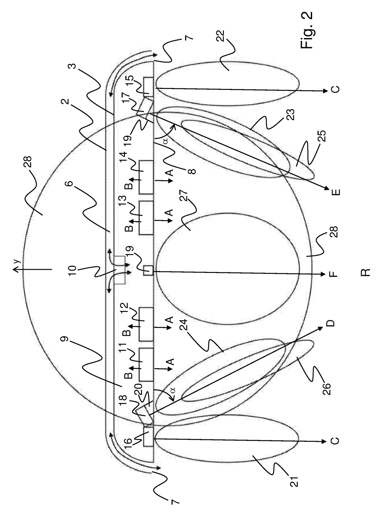 Loudspeaker device or system with controlled sound fields