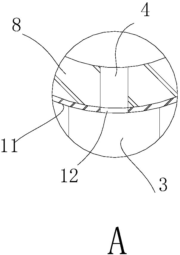 Buried type composite water drainage tube