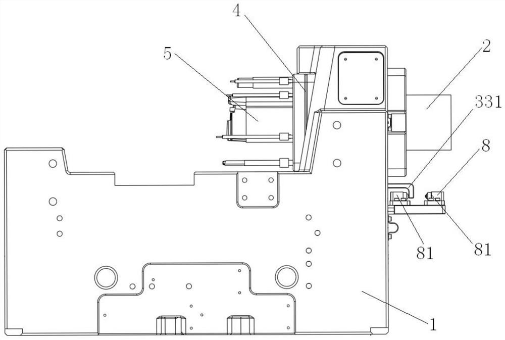 Mold core pulling anti-back mechanism and mold