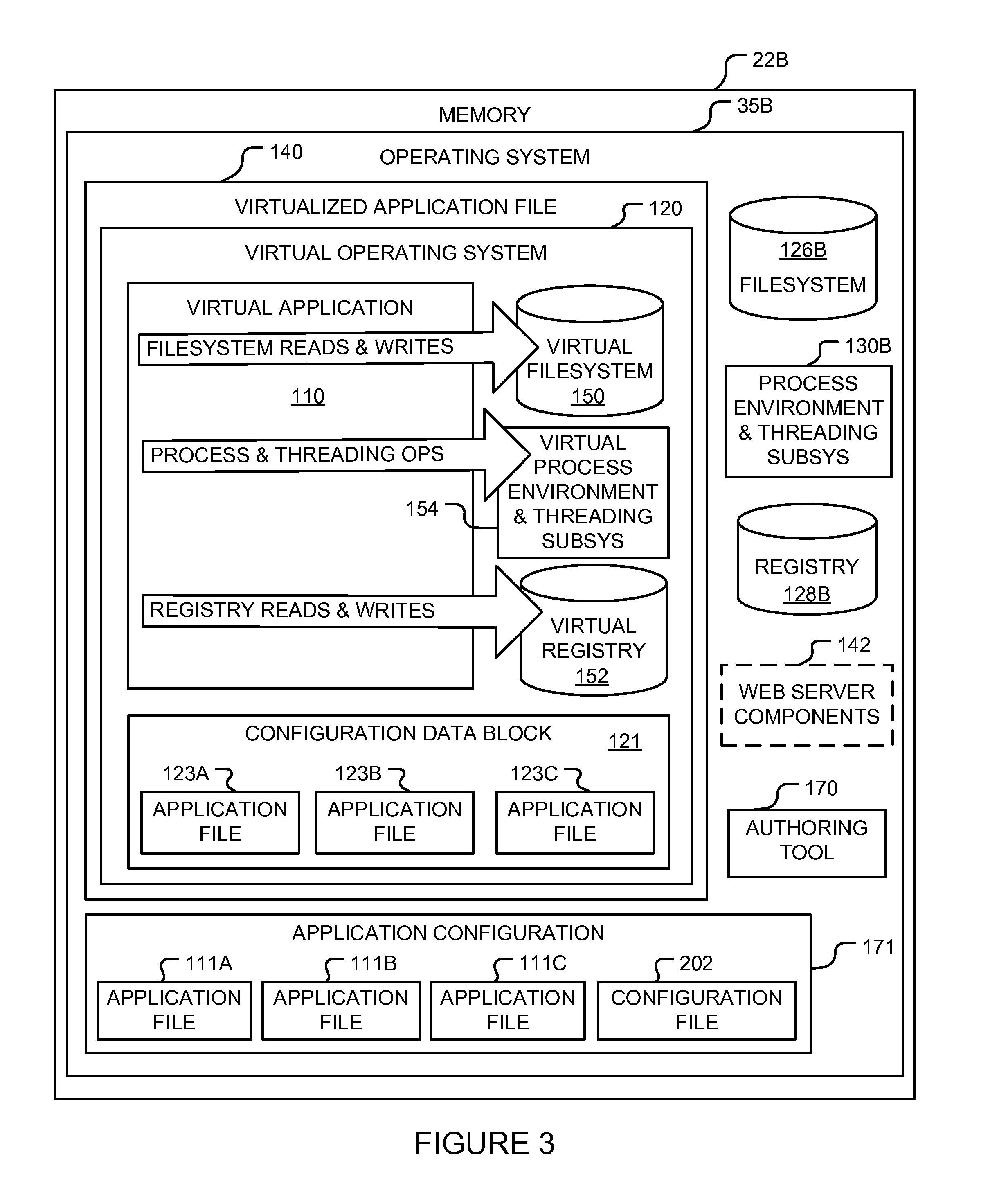 System for downloading and executing a virtual application