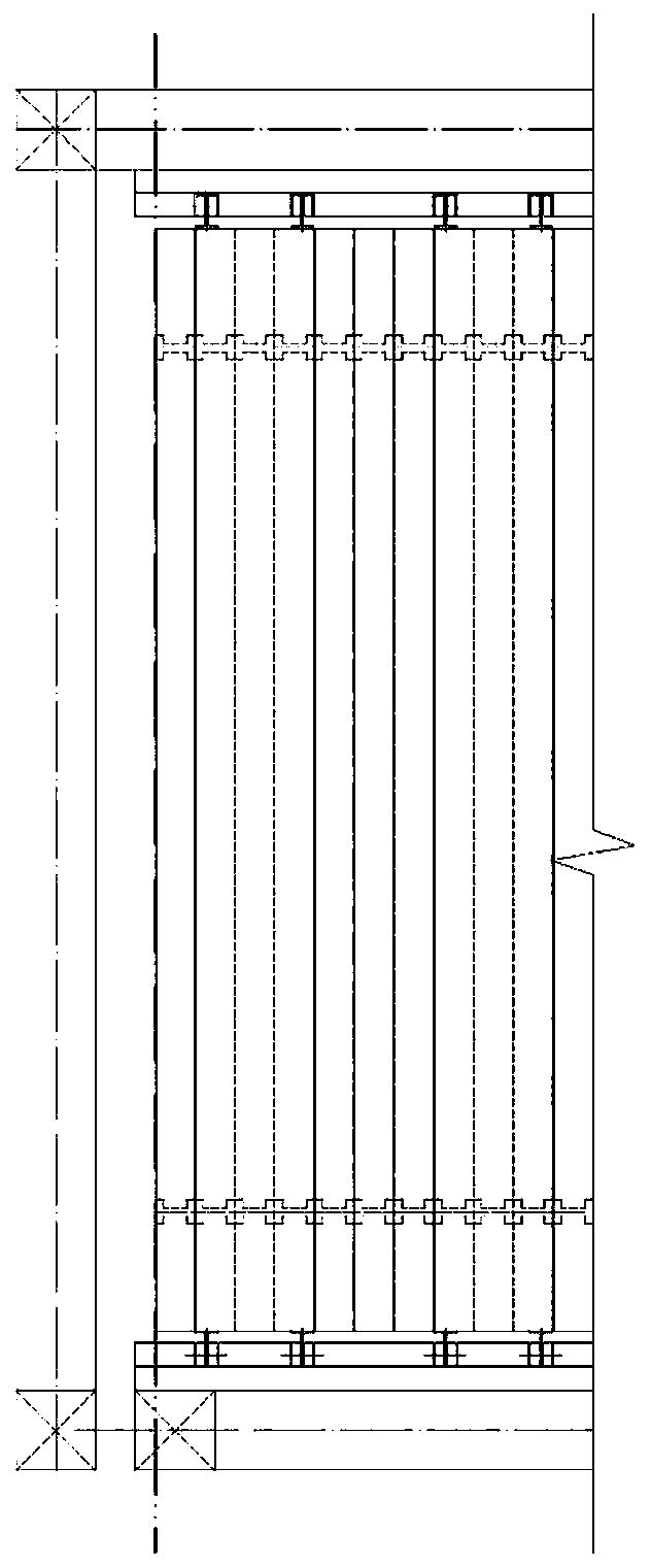 Experimental device for coordinating building spaces and sizes of built-in components