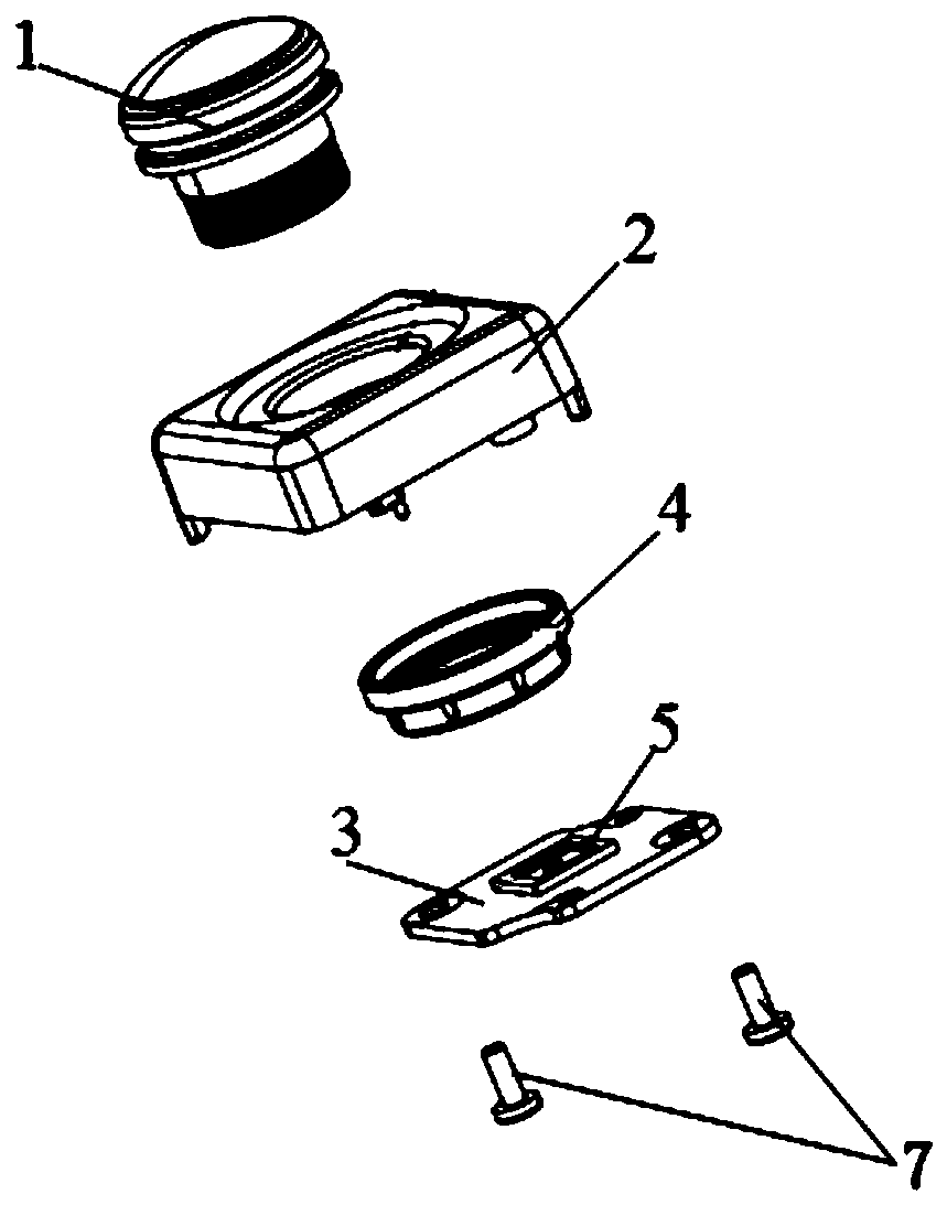 Vehicle-mounted camera module structure