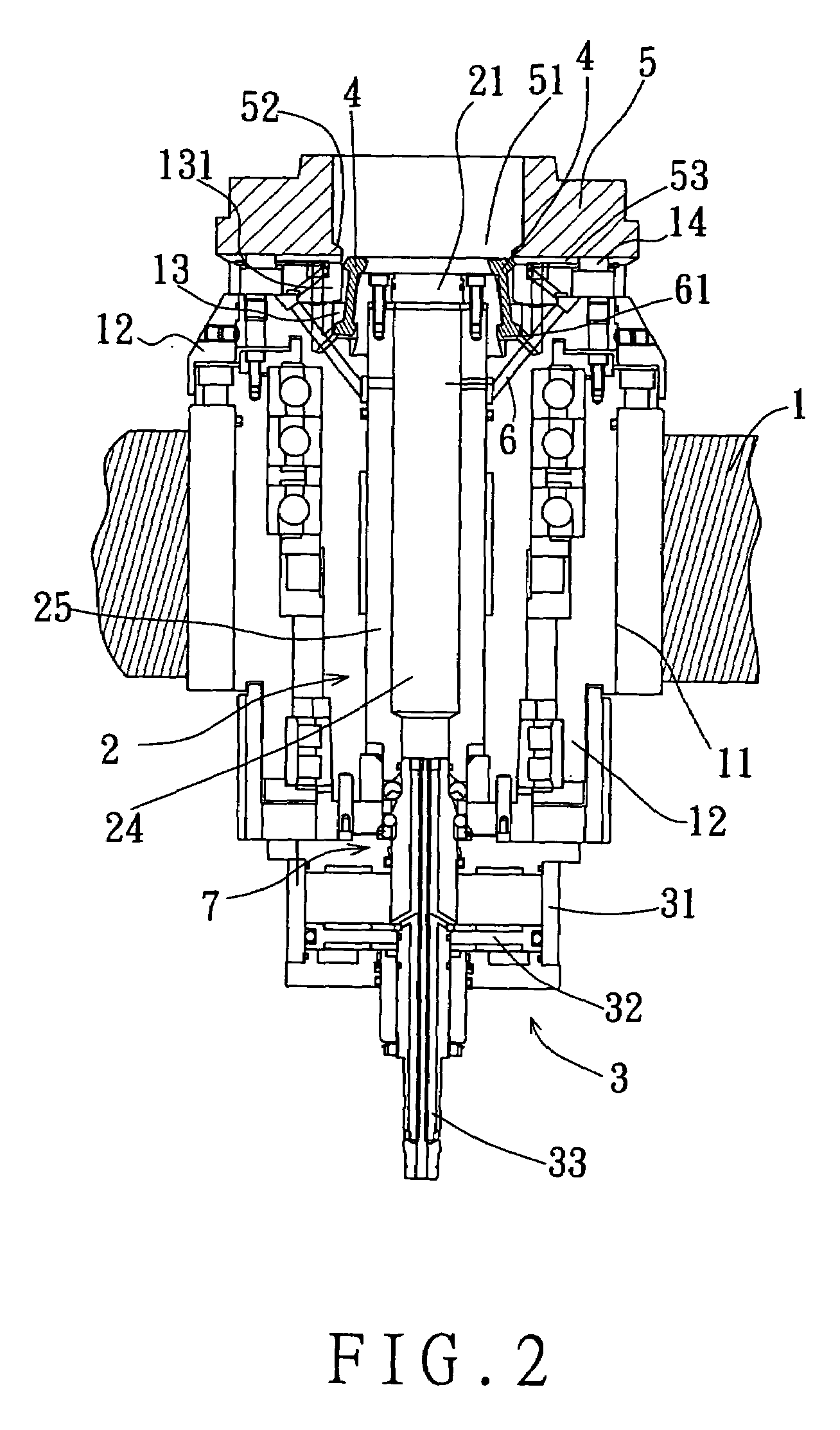 Fixing mechanism of a lathe