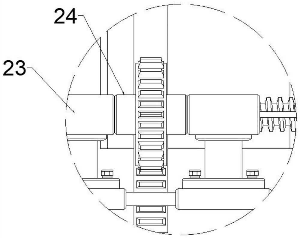 An automatic walking mechanism and a steel plate surface derusting device