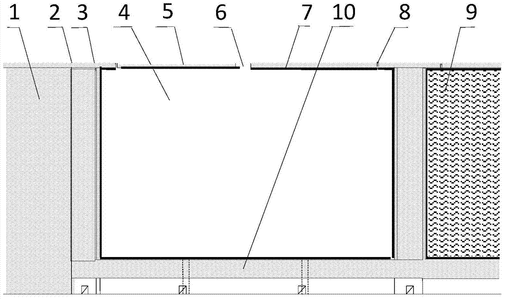 A method for subsequent filling of closed open field mining