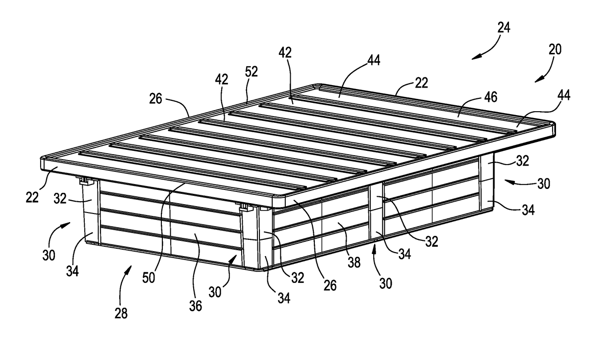 Platform hotel bed frame