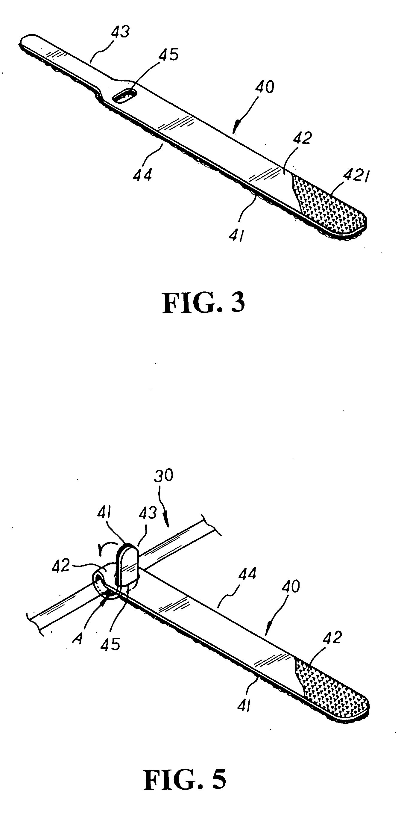 Cable binding band structure