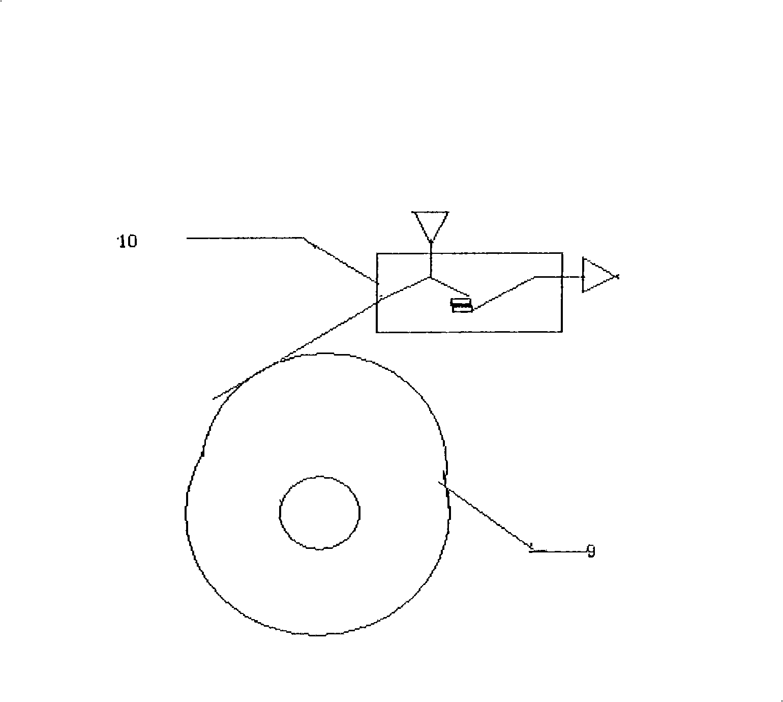 Oxygen-entering type two cycle engine