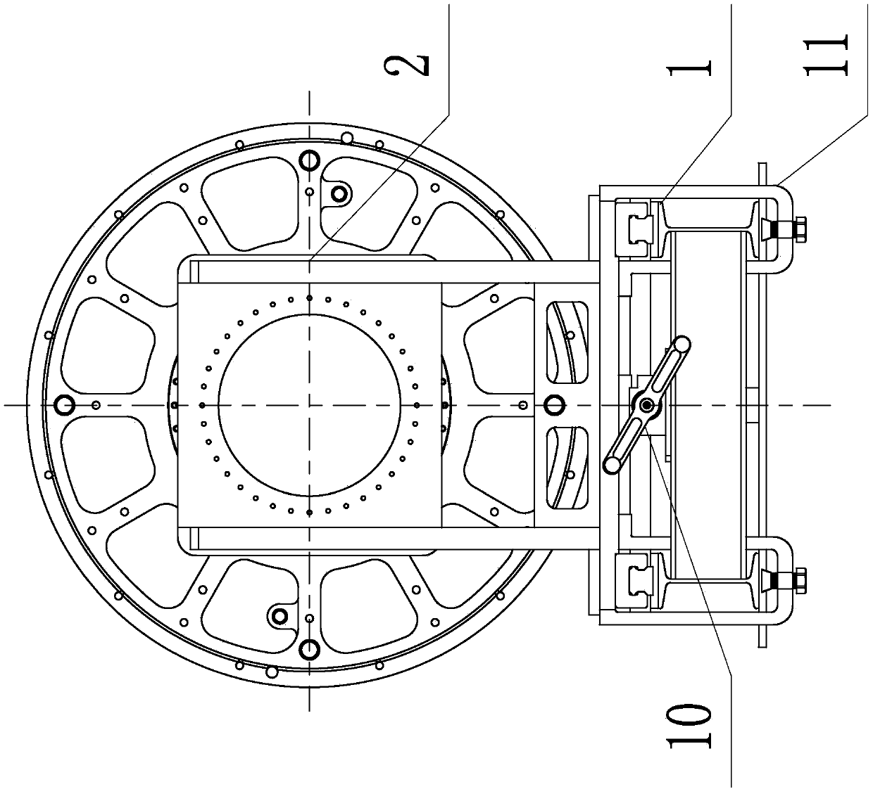 A kind of l-shaped support for the measurement of cabin quality characteristics