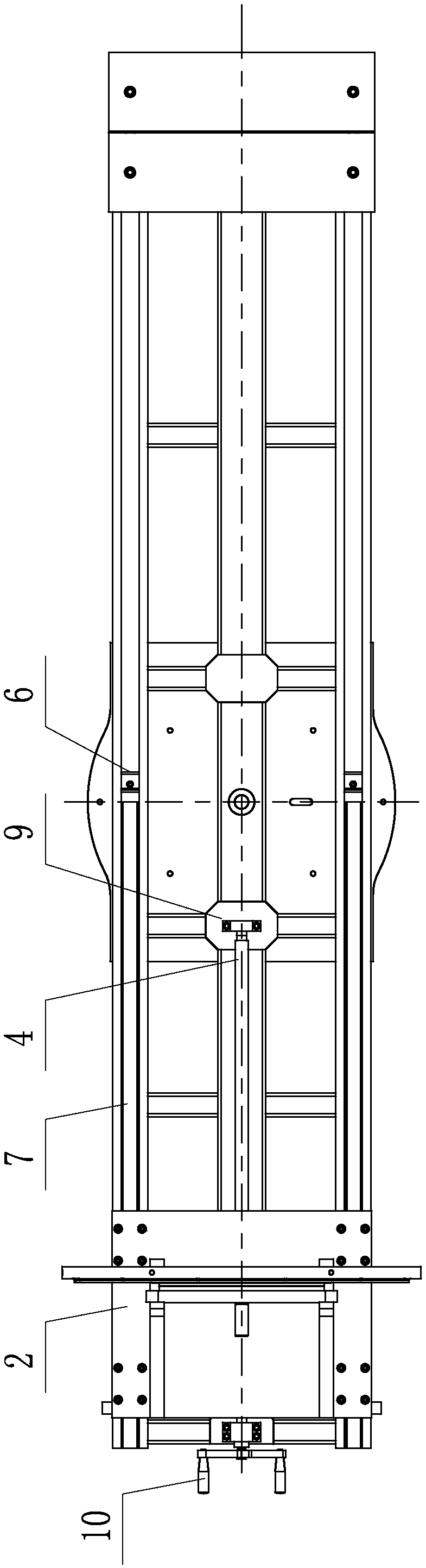 A kind of l-shaped support for the measurement of cabin quality characteristics