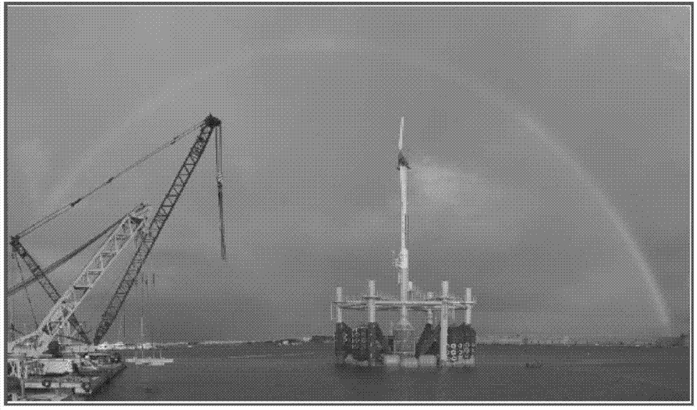 Semi-submersible type offshore floating wind turbine foundation