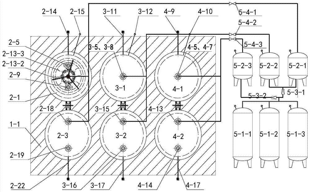 Constant-pressure grouting-water supply pneumatic combined servo control system for test