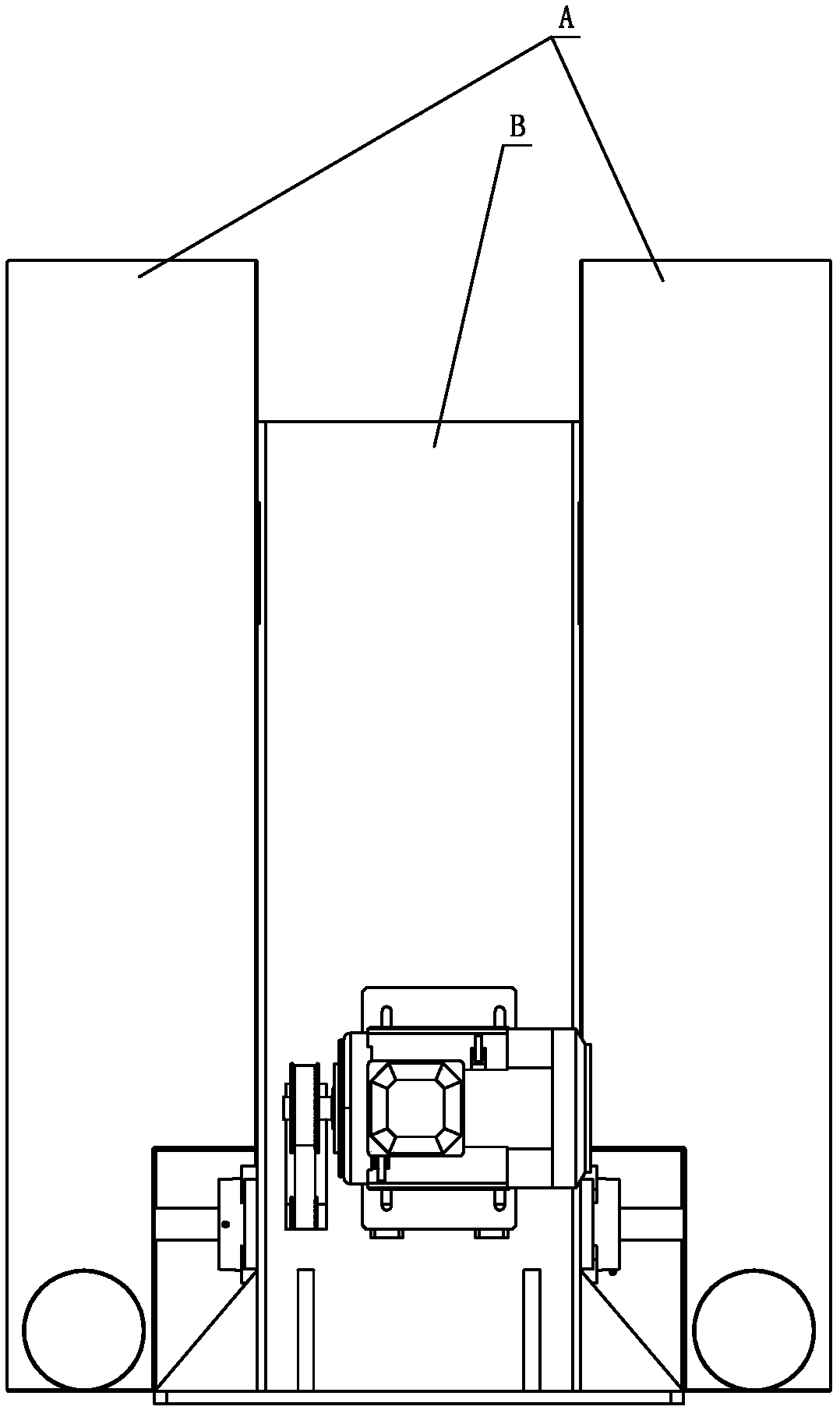 Double-side double-station force control belt sander and polishing work station thereof