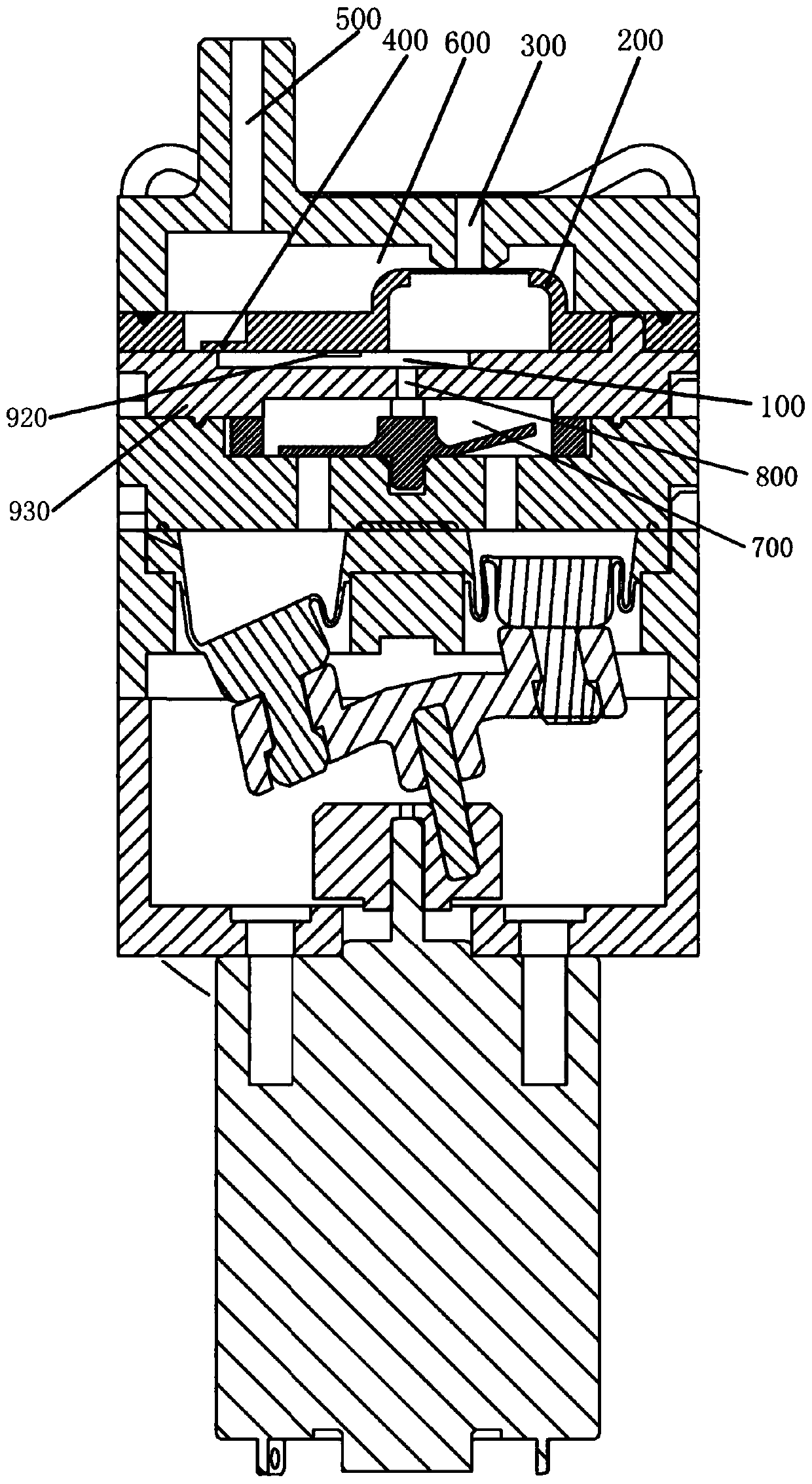 Rapid pressure release valve and integrated type diaphragm pump adopting rapid pressure release valve assembly