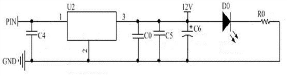 Fire monitor motor driving and protecting circuit